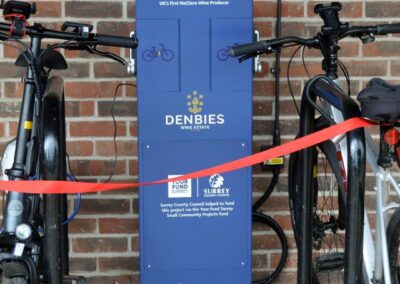 Denbies wine estate e-bike charger