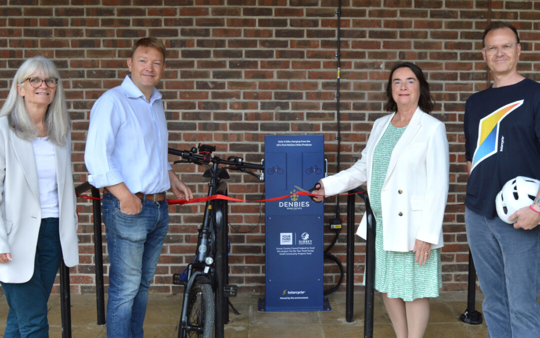 Denbies Wine Estate – Solar E-Bike Charging for Sustainable Transport