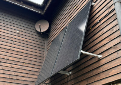 Solarcycle's versatile panels can be mounted on almost any nearby surface