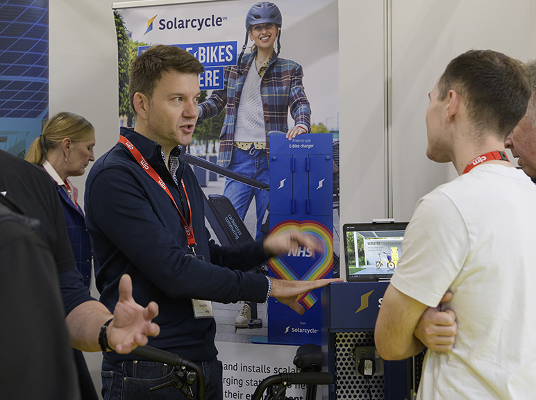Build London 2024 Solar e-bike Charger from Solarcycle