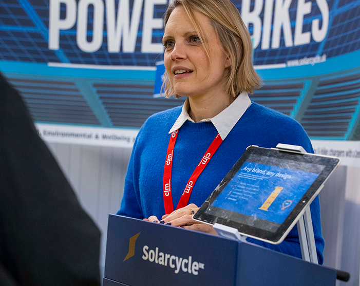 Claire_Solarcycle Solar e-bike Charger from Solarcycle
